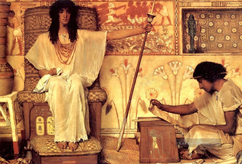 Joseph Aufseher der Pharaonen Granaries romantischer Sir Lawrence Alma Tadema Ölgemälde